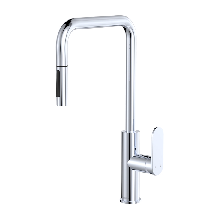 fienza Empire Slim Pull-Out Sink Mixer Chrome