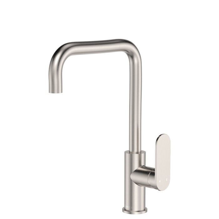 fienza Empire Slim Sink Mixer Brushed Nickel