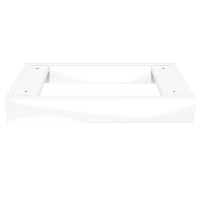 fienza Gloss White Kickboard 120mm high