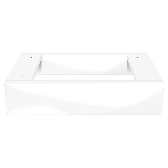 fienza Gloss White Kickboard 200mm high