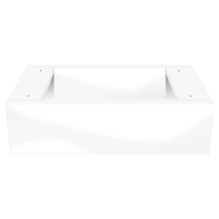 fienza Gloss White Kickboard 250mm high