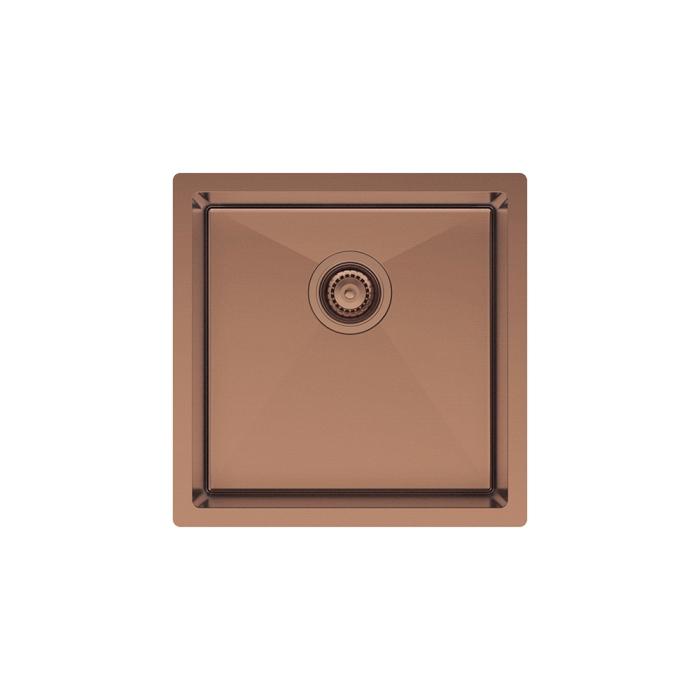 fienza Hana 32L Single Kitchen Sink Brushed Copper