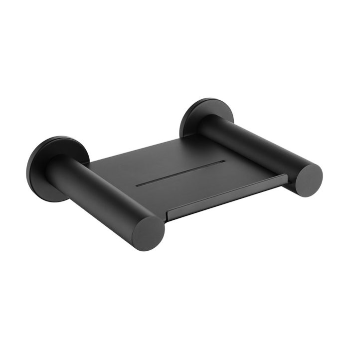 fienza Hustle Soap Shelf Matte Black
