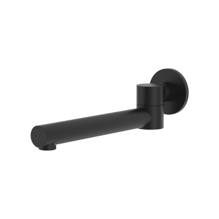 fienza Hustle Swivel Bath Outlet Matte Black