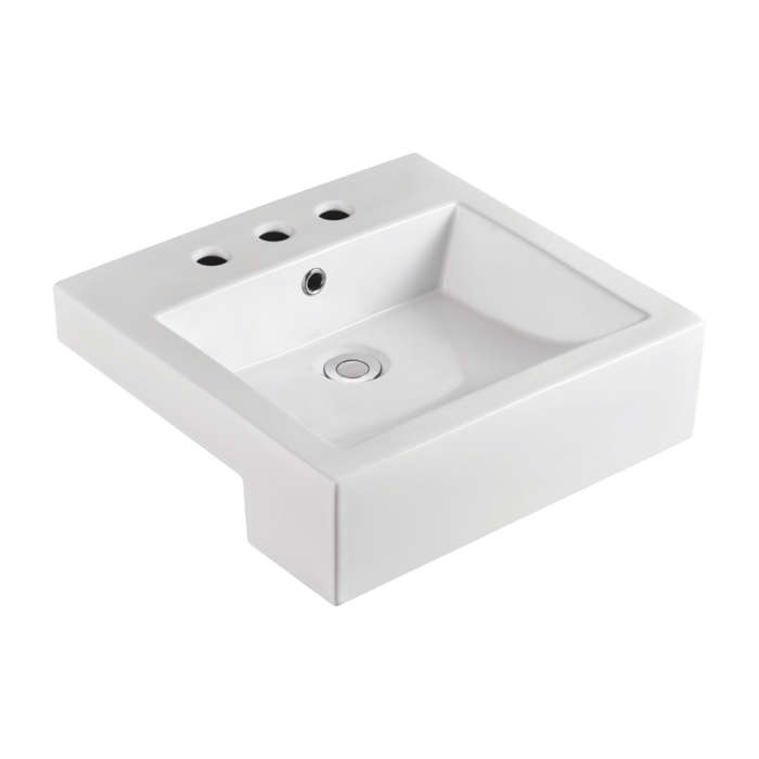 fienza Jacinta Semi-Recessed Basin 3 Tap Holes