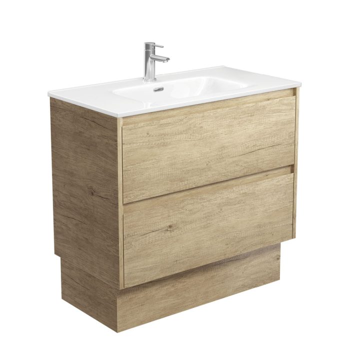 Fienza Joli Amato 900 Scandi Oak Vanity On Kick