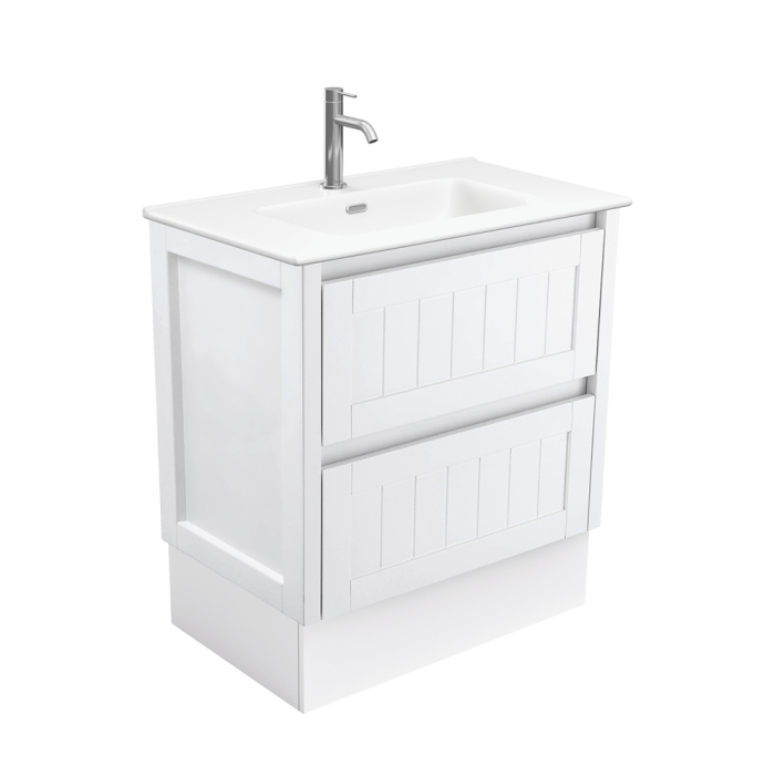 fienza Joli Matte Hampton 750 Vanity on Kickboard