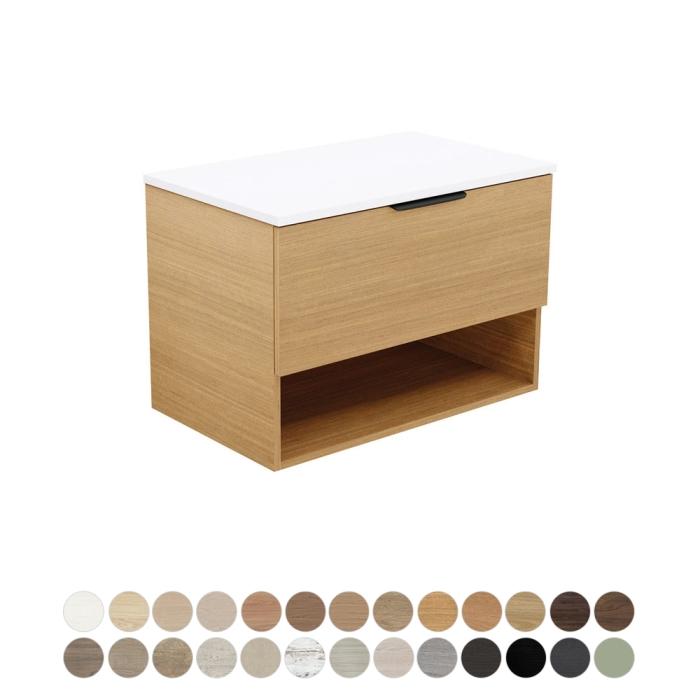 Fienza Kassi All Drawer 750 Wall Hung Vanity