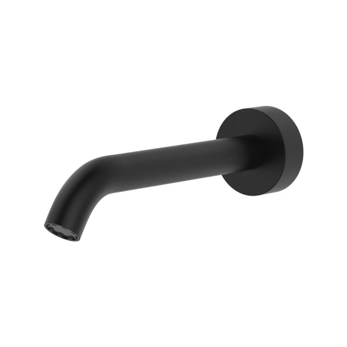 fienza Kaya Basin/Bath Outlet 180mm Matte Black