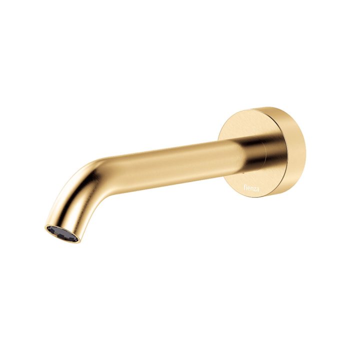 fienza Kaya Basin/Bath Outlet 180mm Urban Brass