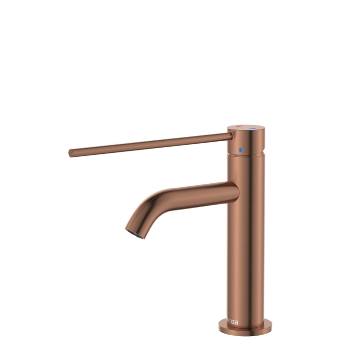 fienza Kaya Care Basin Mixer Brushed Copper