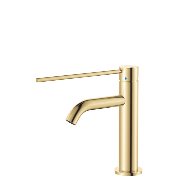 fienza Kaya Care Basin Mixer Urban Brass