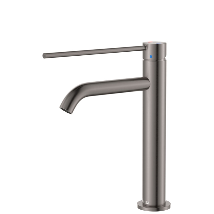 fienza Kaya Care Medium Basin Mixer Gun Metal