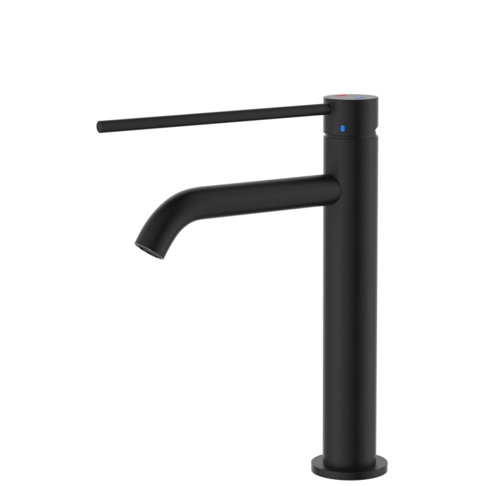 fienza Kaya Care Medium Basin Mixer Matte Black