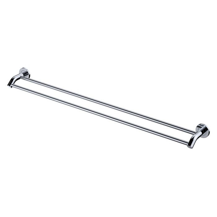 fienza Kaya Double Towel Rail 900mm Chrome