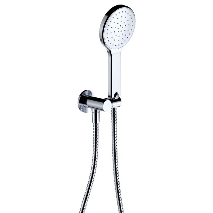fienza Kaya Hand Shower Round Plate Chrome