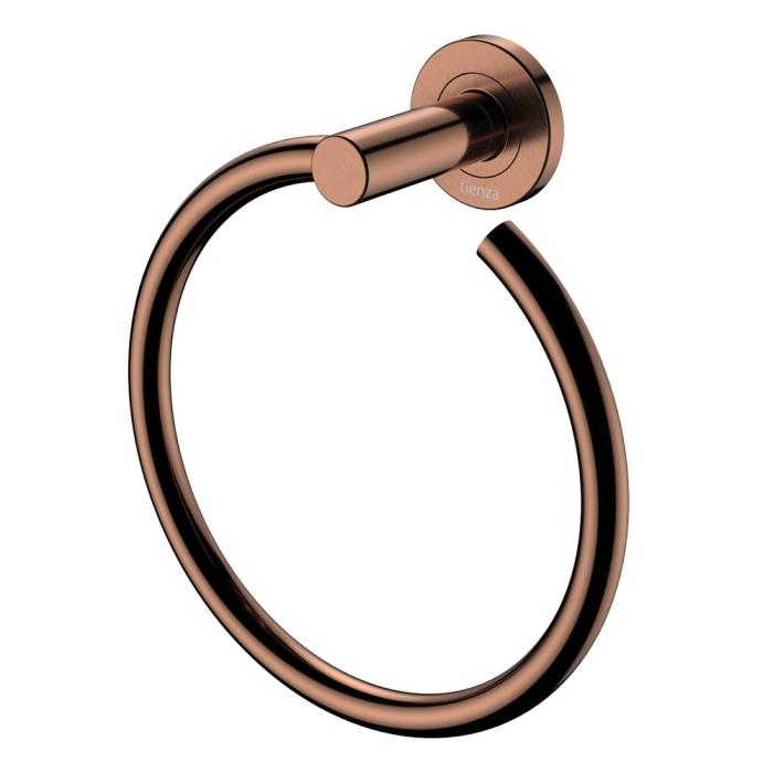 fienza Kaya Hand Towel Ring Brushed Copper