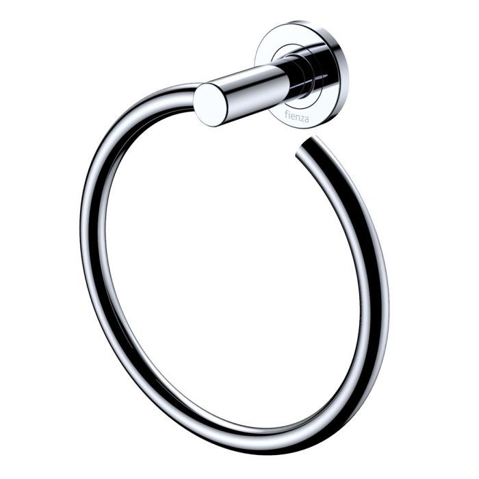 fienza Kaya Hand Towel Ring Chrome