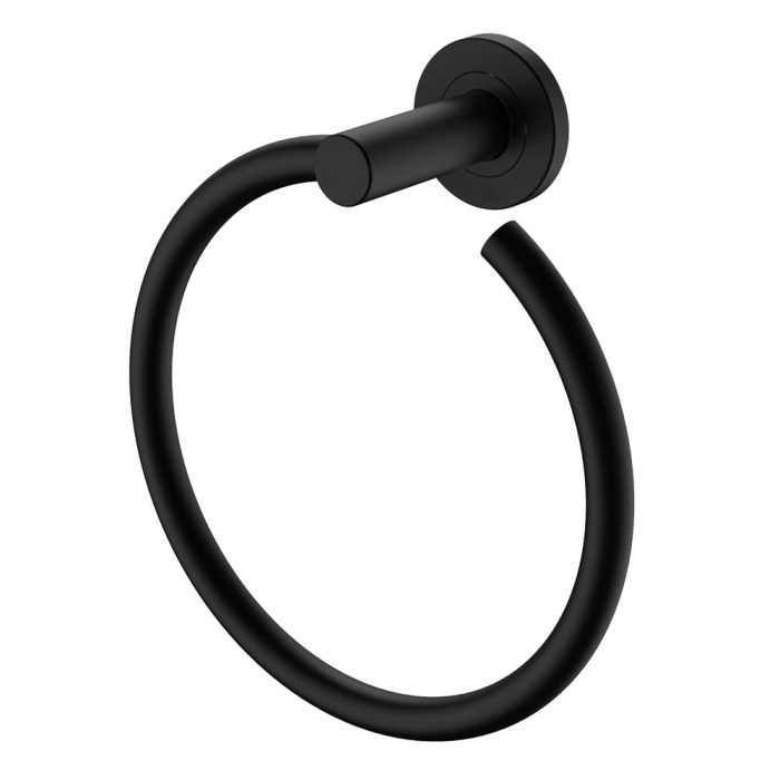 fienza Kaya Hand Towel Ring Matte Black