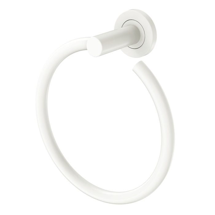 fienza Kaya Hand Towel Ring Matte White