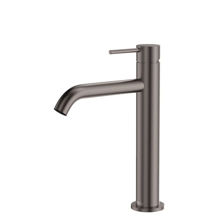 fienza Kaya Medium Basin Mixer Gun Metal