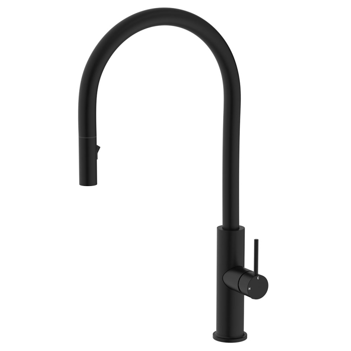 fienza Kaya Pull-Out Sink Mixer Matte Black