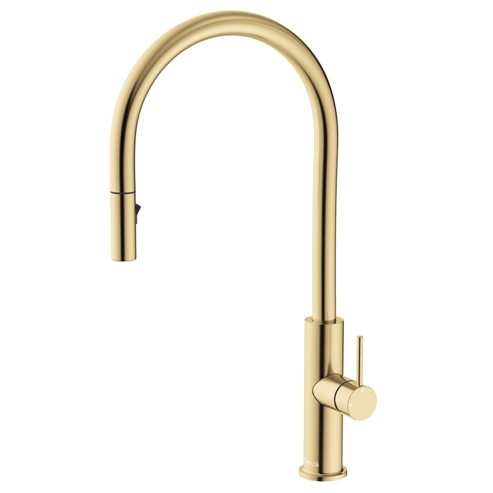fienza Kaya Pull-Out Sink Mixer Urban Brass