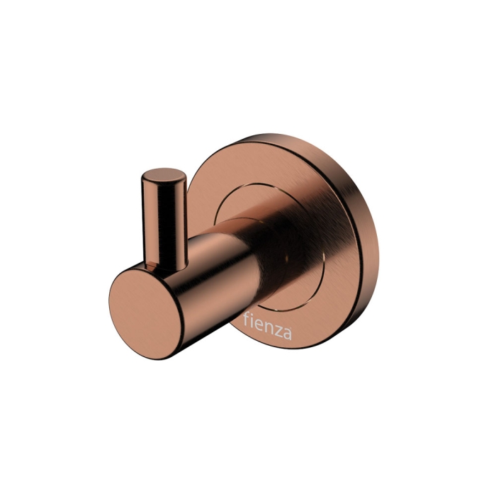fienza Kaya Robe Hook Brushed Copper