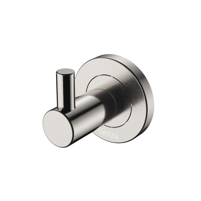 fienza Kaya Robe Hook Brushed Nickel
