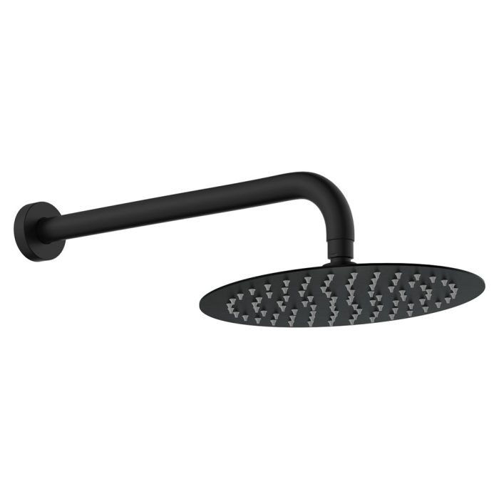 fienza Kaya Shower Arm Set Matte Black
