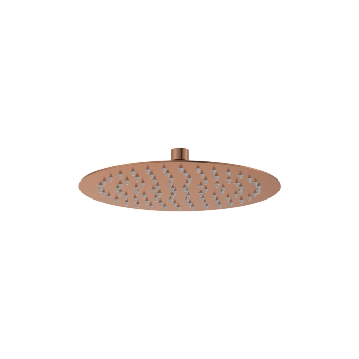 fienza Kaya Shower Head 250mm Brushed Copper