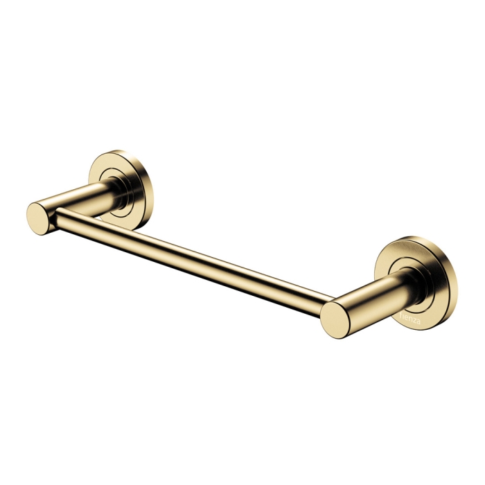 fienza Kaya Single Towel Rail 300mm Urban Brass