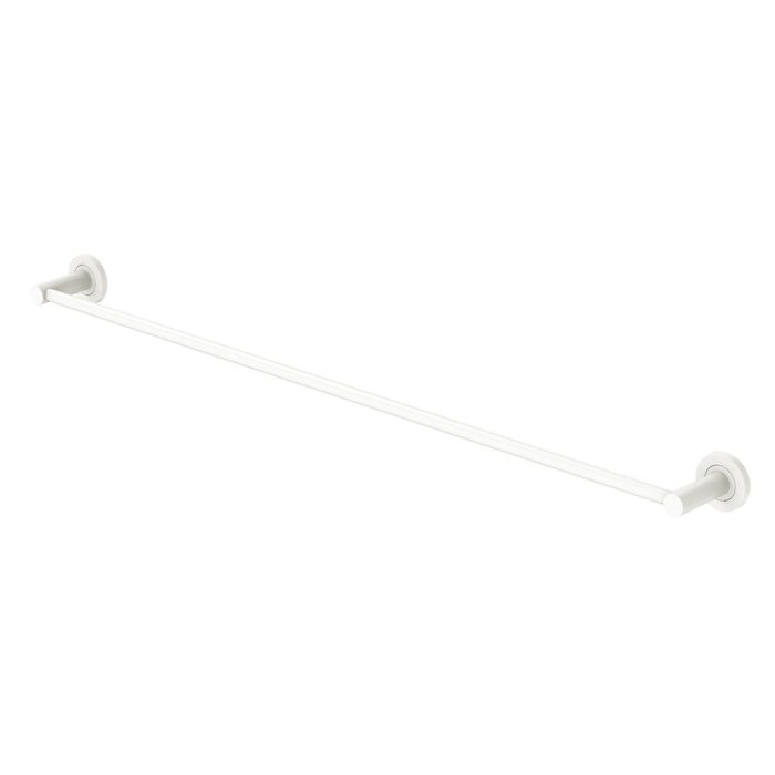 fienza Kaya Single Towel Rail 900mm Matte White