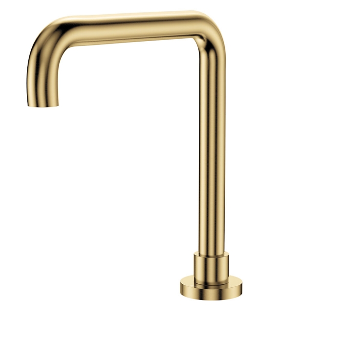 fienza Kaya Squareline Hob Outlet Urban Brass