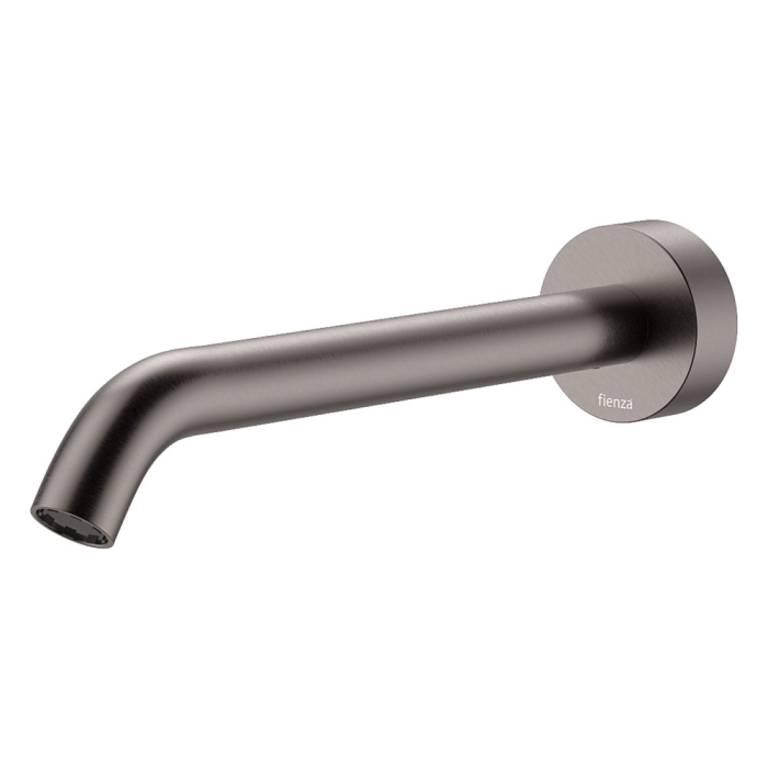 fienza Kaya Wall Basin/Bath Outlet 220mm Gun Metal