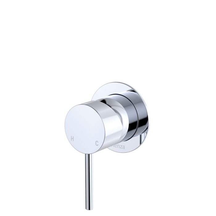 fienza Kaya Wall Mixer Small Round Plate Chrome fienza Kaya Wall Mixer Small Round Plate Chrome