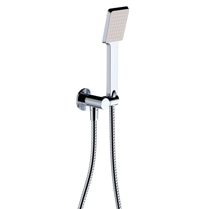 fienza Koko Hand Shower Round Plate Chrome