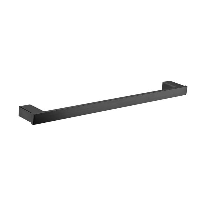 fienza Koko Single Towel Rail 610 mm Matte Black