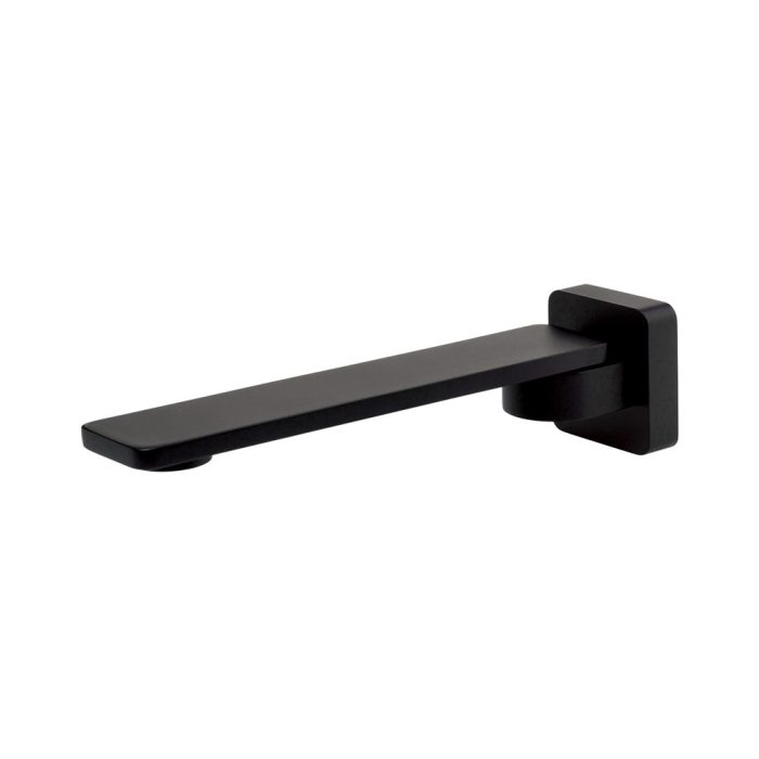 fienza Koko Slim Swivel Bath Outlet Matte Black