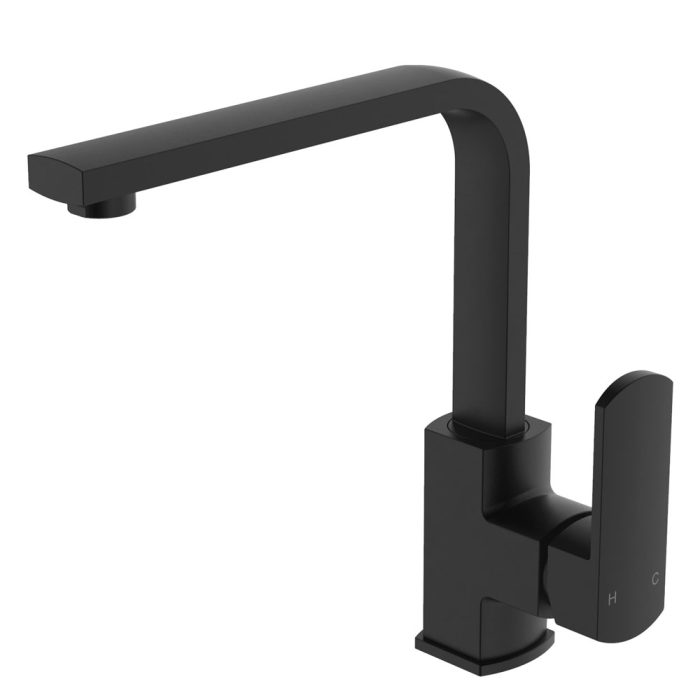fienza Koko Swivel Sink Mixer Matte Black