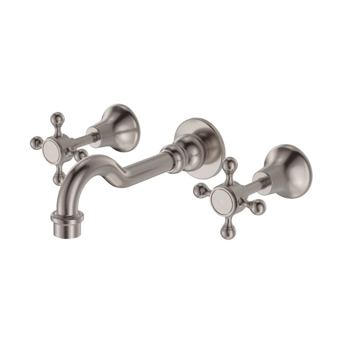 fienza Lillian Basin/Bath Wall Set Brushed Nickel