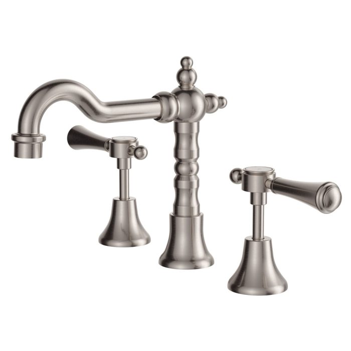 fienza Lillian Lever Basin Set Brushed Nickel