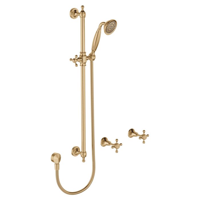 fienza Lillian Rail Shower Set Urban Brass