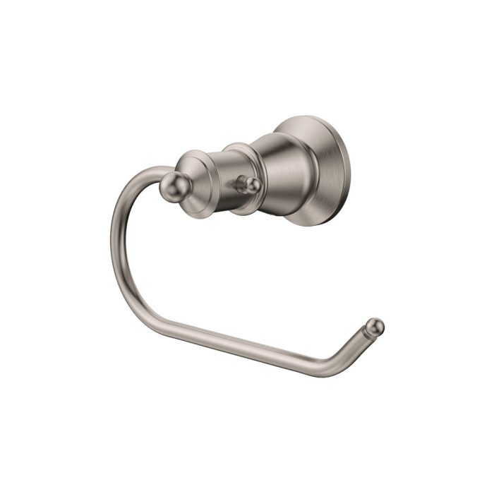 fienza Lillian Toilet Roll Holder Brushed Nickel