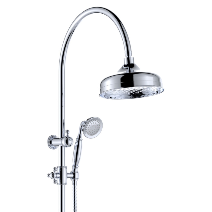 fienza Lillian Twin Shower Chrome