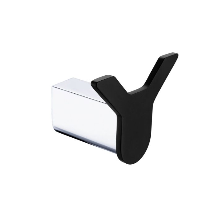 fienza Lincoln Double Robe Hook Mixed Finish