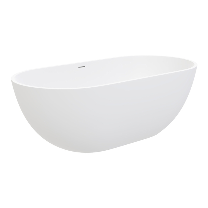 fienza Nero Solid Surface Bath 1550mm
