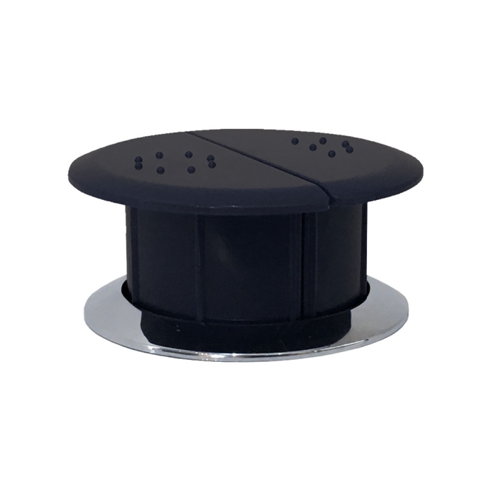 fienza Raised Care Black Flush Buttons