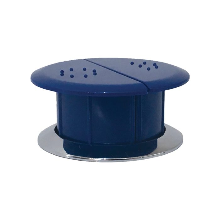 fienza Raised Care Blue Flush Buttons