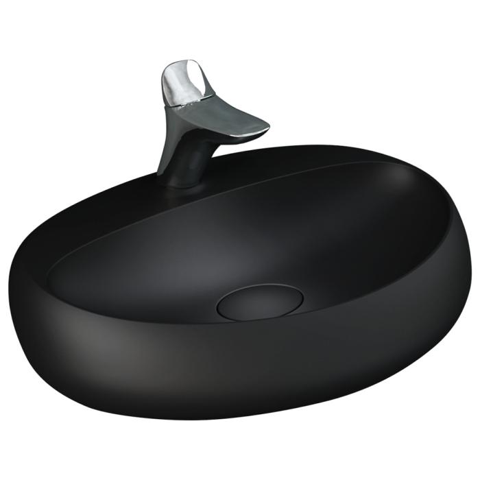 fienza RAK Cloud 650 Wall Basin Matte Black